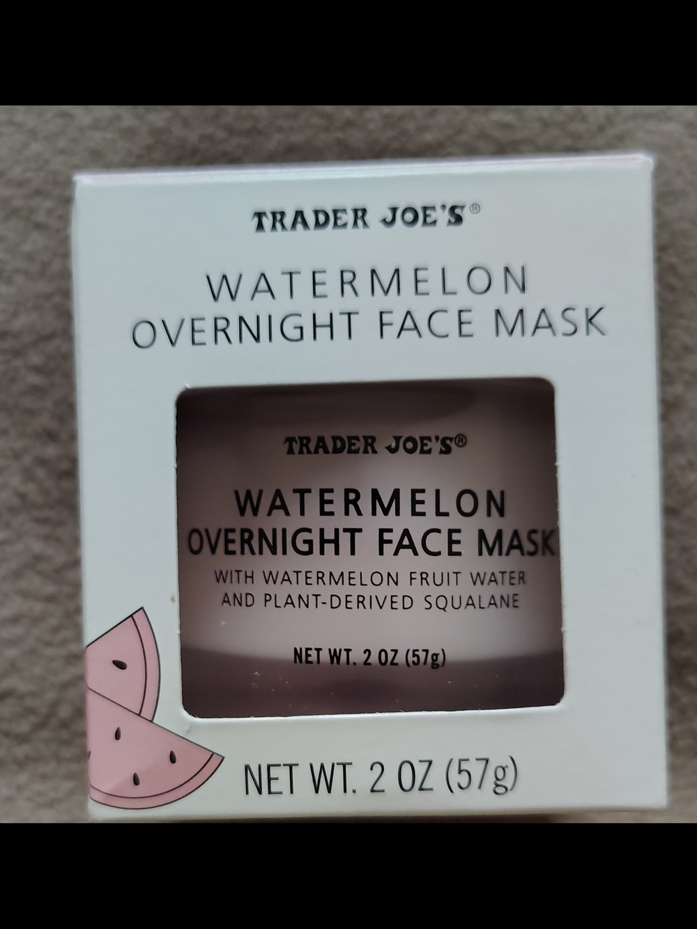 Trader Joe's Watermelon Overnight Face Mask - Pink